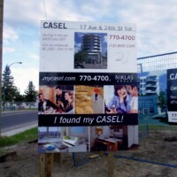 Casel Self-Storage billboard in Calgary