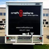 Craft cellars trailer wrap and decals