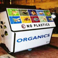 Recycling bin vinyle wrap Calgary