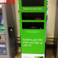 TD Phone charger station vinyl wrap Calgary