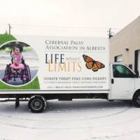 CPAA vehicle wrap in calgary