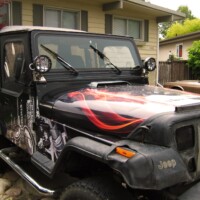Custom jeep wrap Calgary