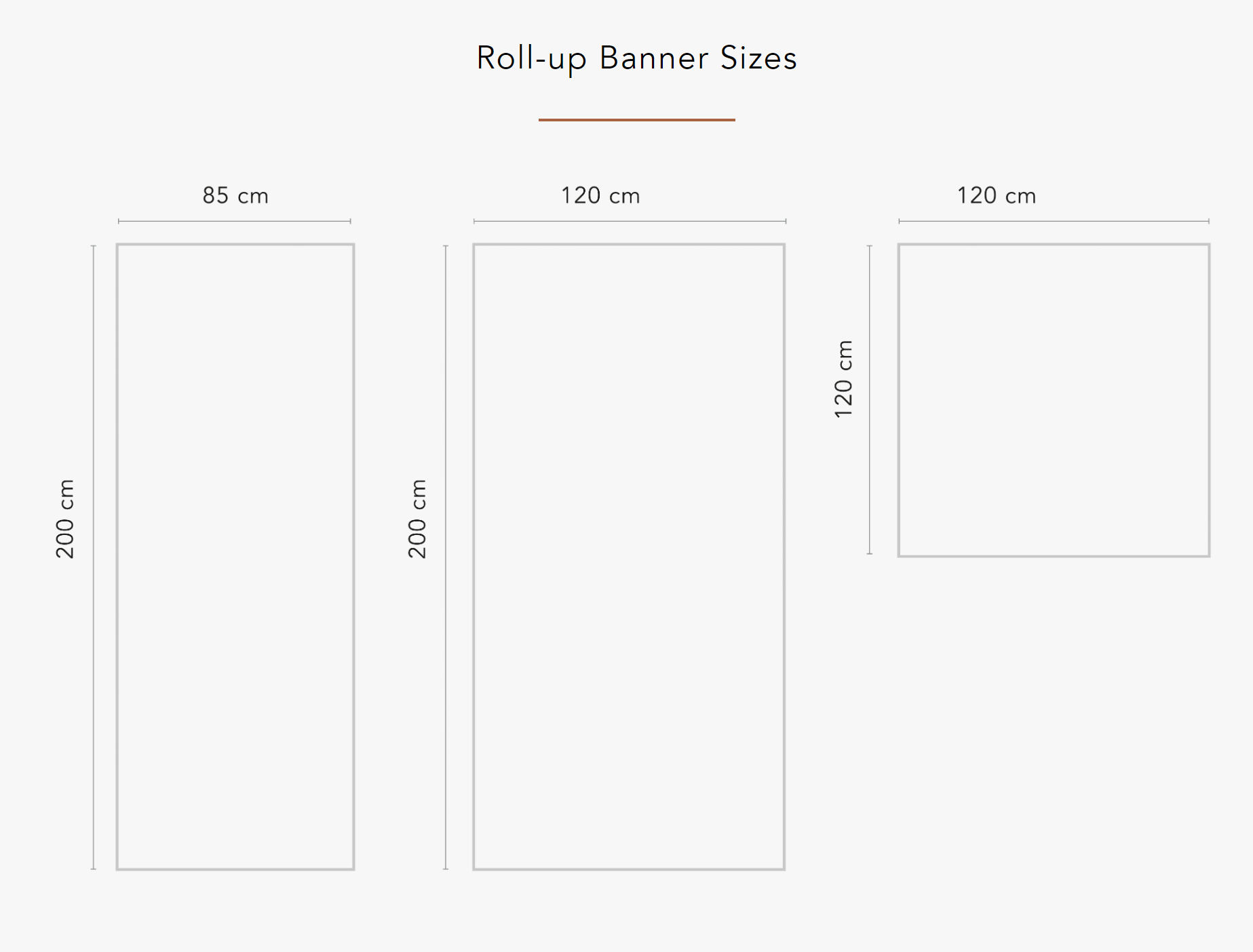 Roll up Banner Size